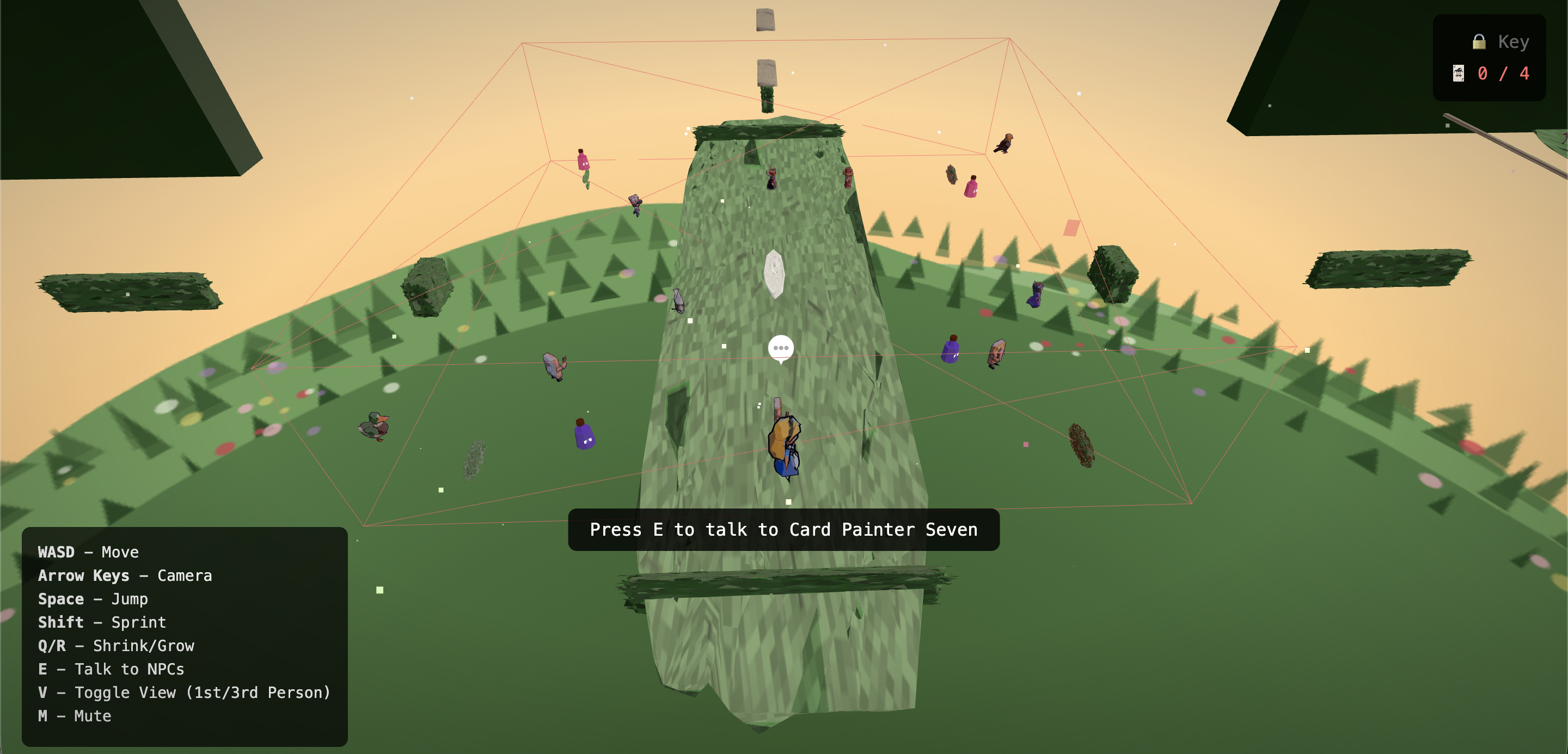 Alice in Wonderland - Wonderland scene